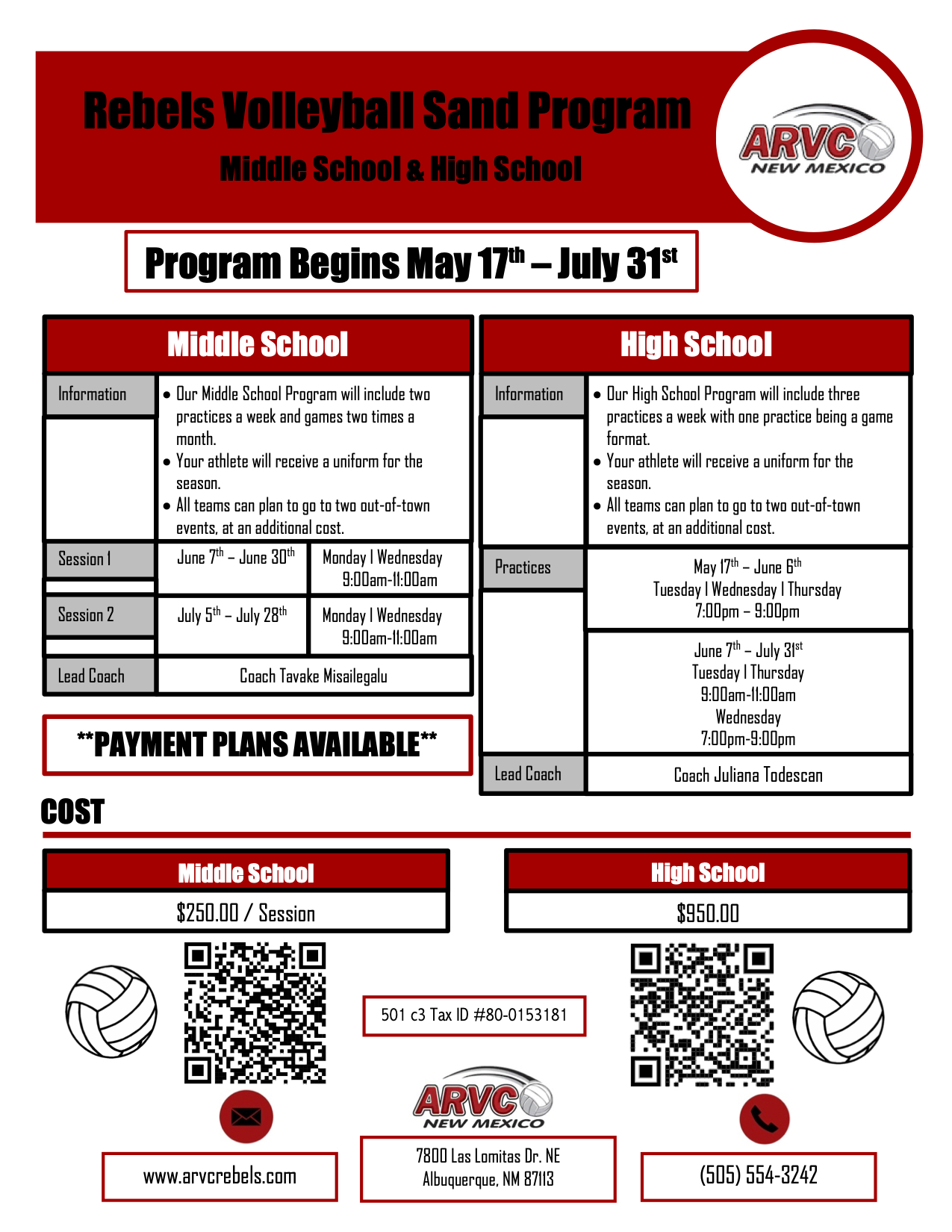 2021 Sand Program 2021 Sand Program