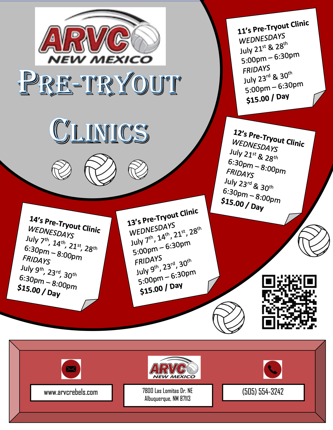 Pre-Tryout Clinics