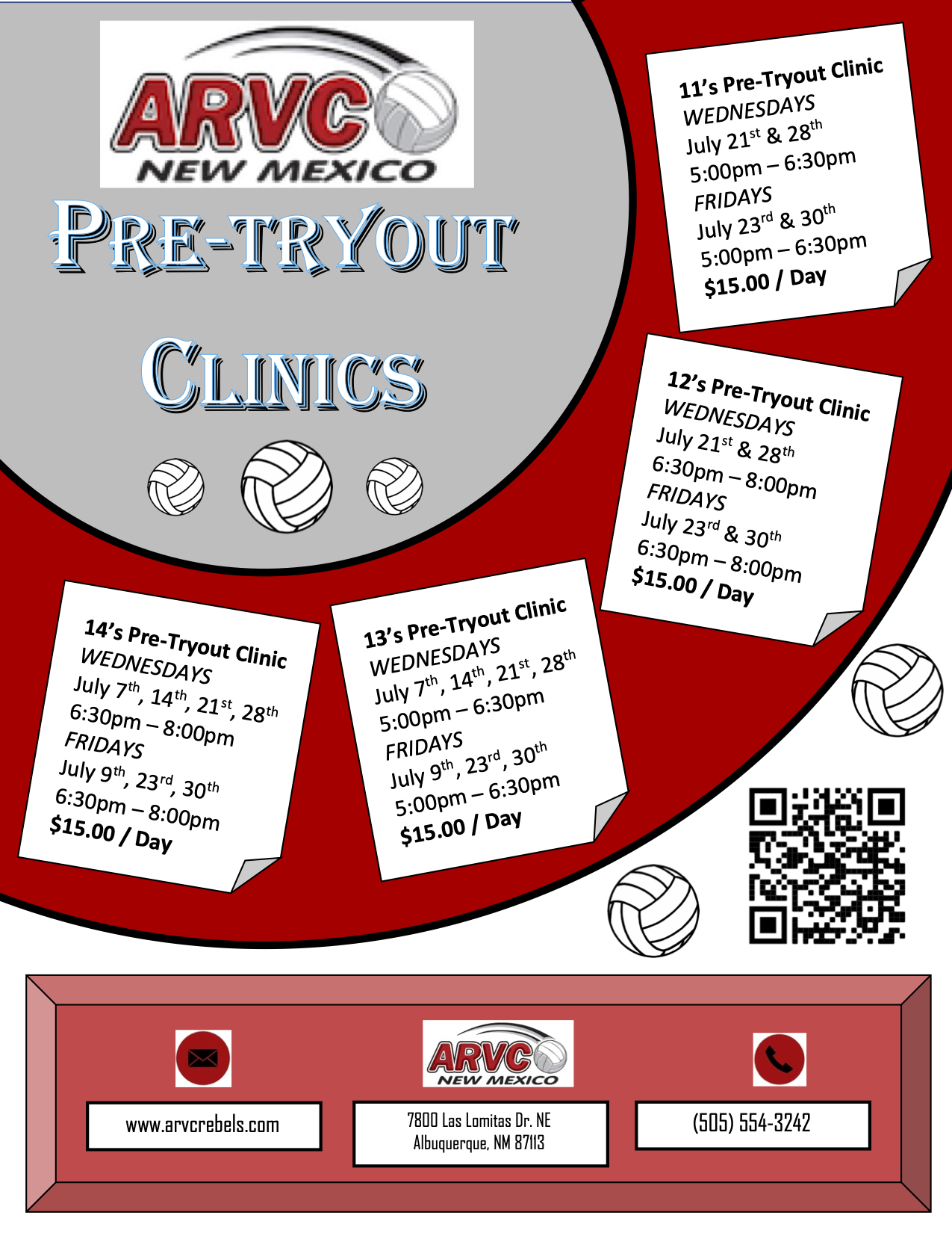 Pre-Tryout Clinics Pre-Tryout Clinics