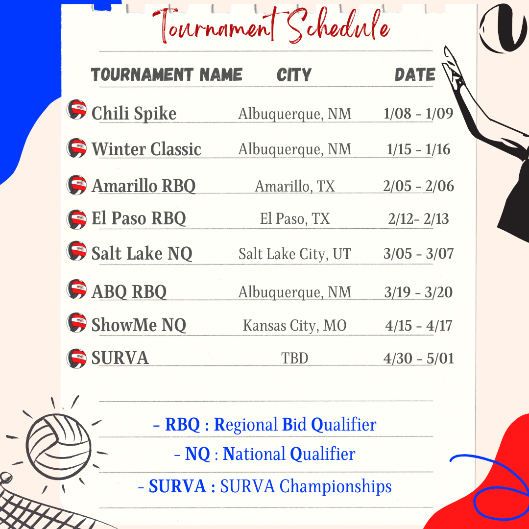 Final Tournament Schedules (5)