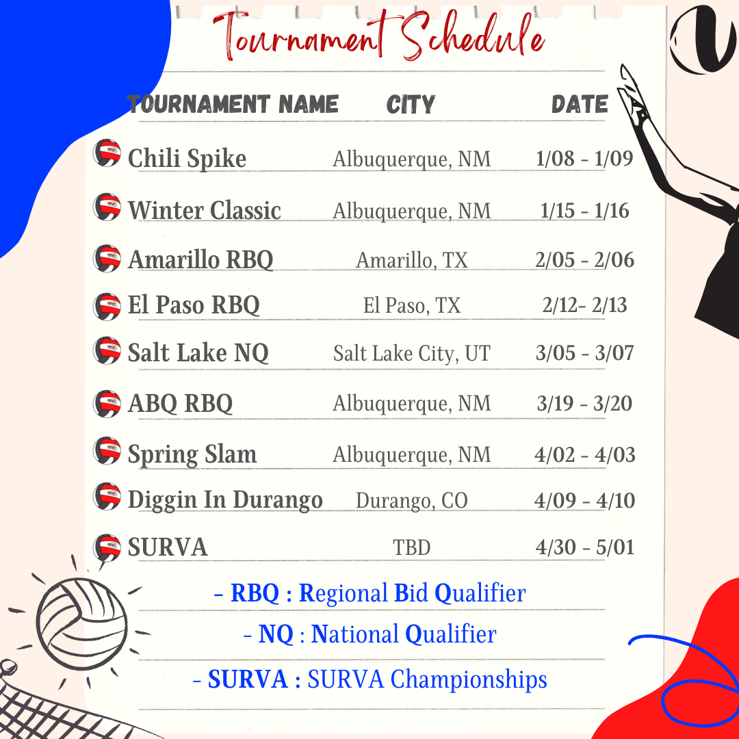 Final Tournament Schedules (8)