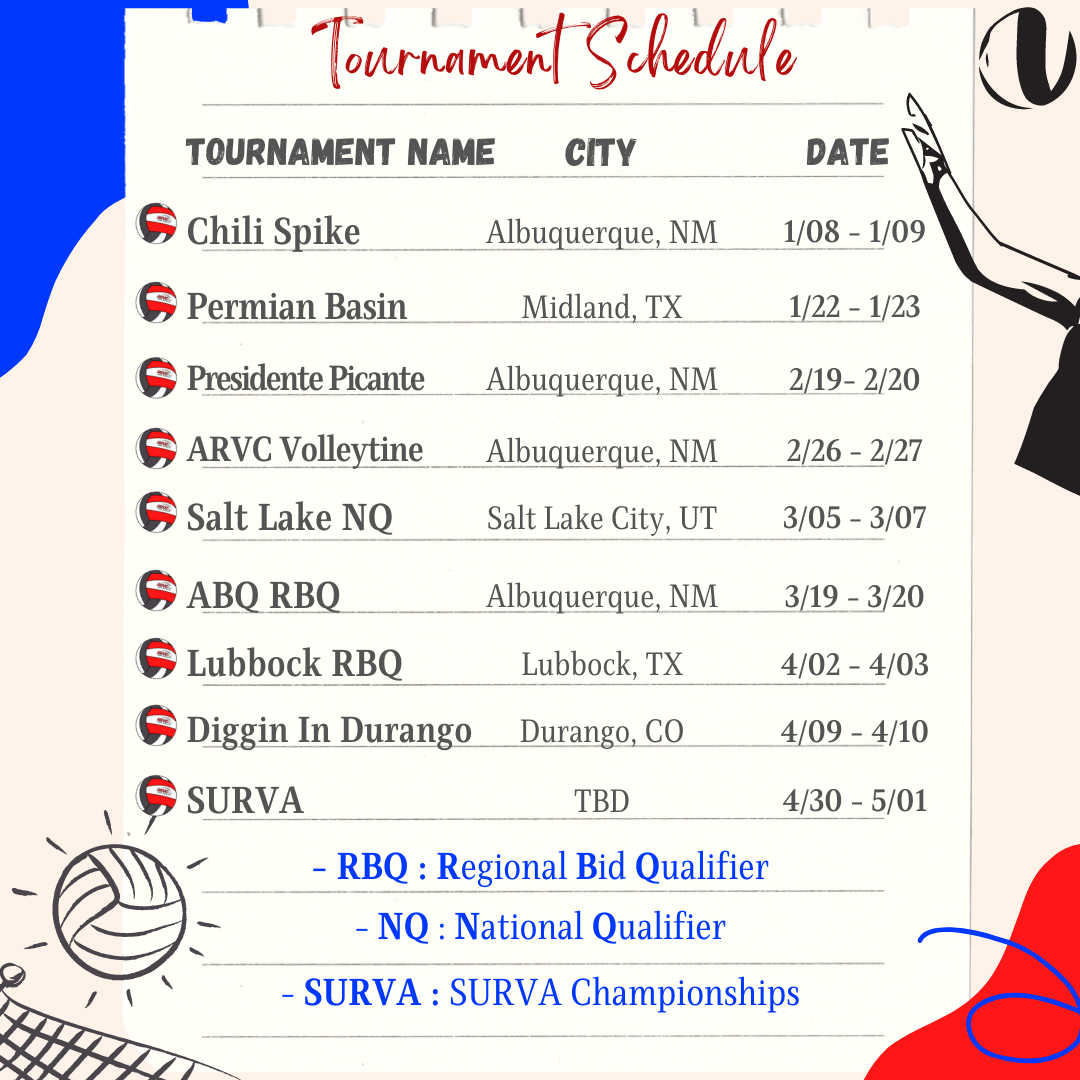 Final Tournament Schedules (9)