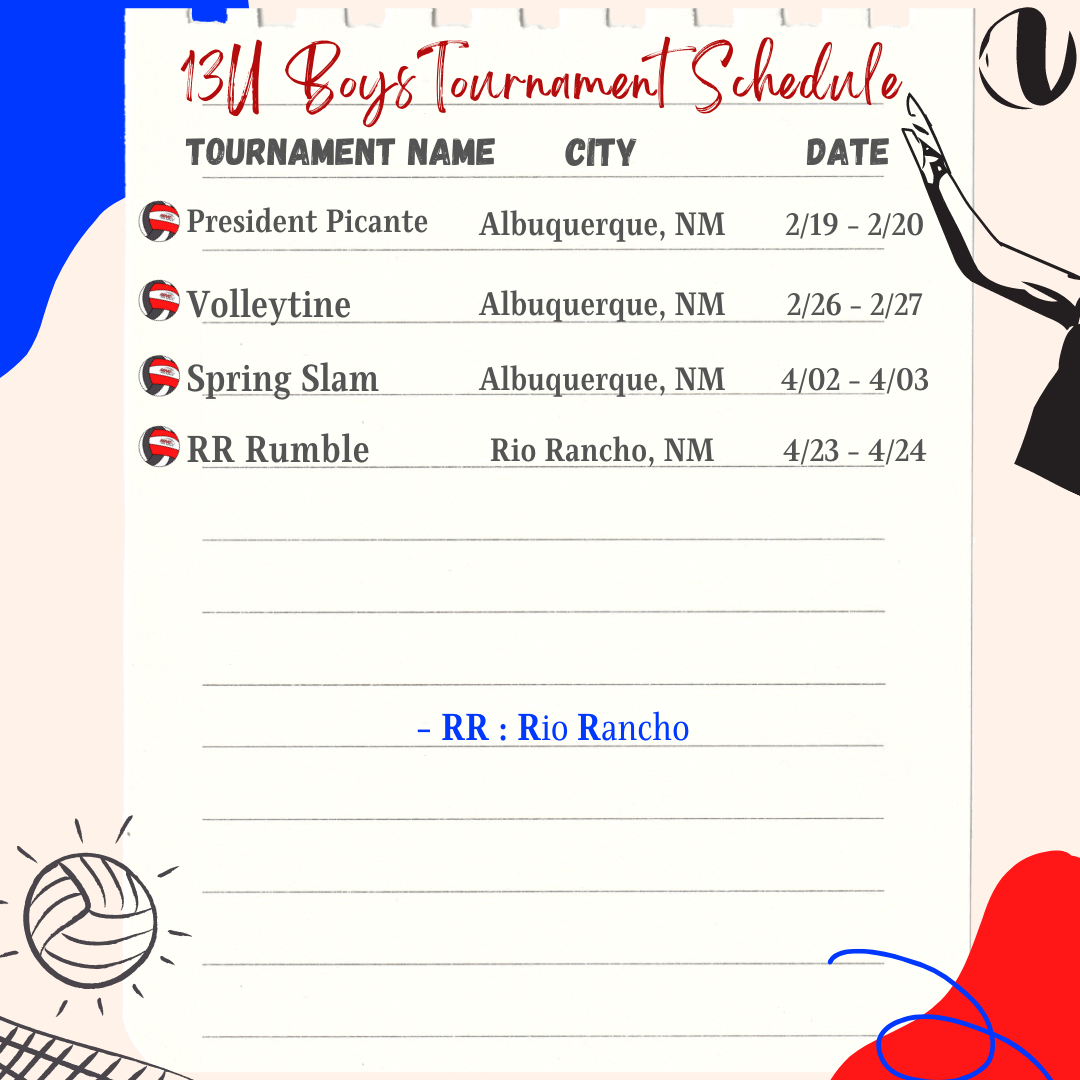 Final Tournament Schedules (11)